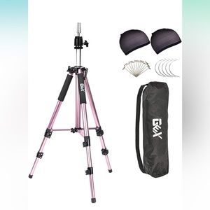 Pink head tripod